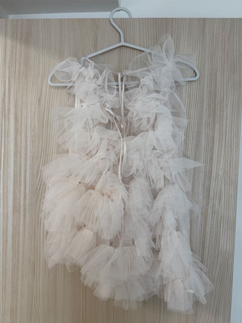 【新品未使用】NOTREemor asymmetry tulle tops