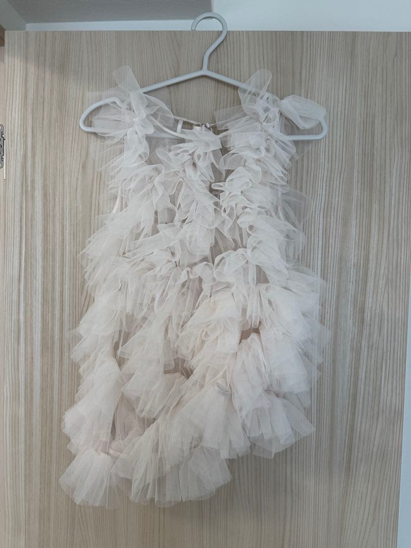 【新品未使用】NOTREemor asymmetry tulle tops