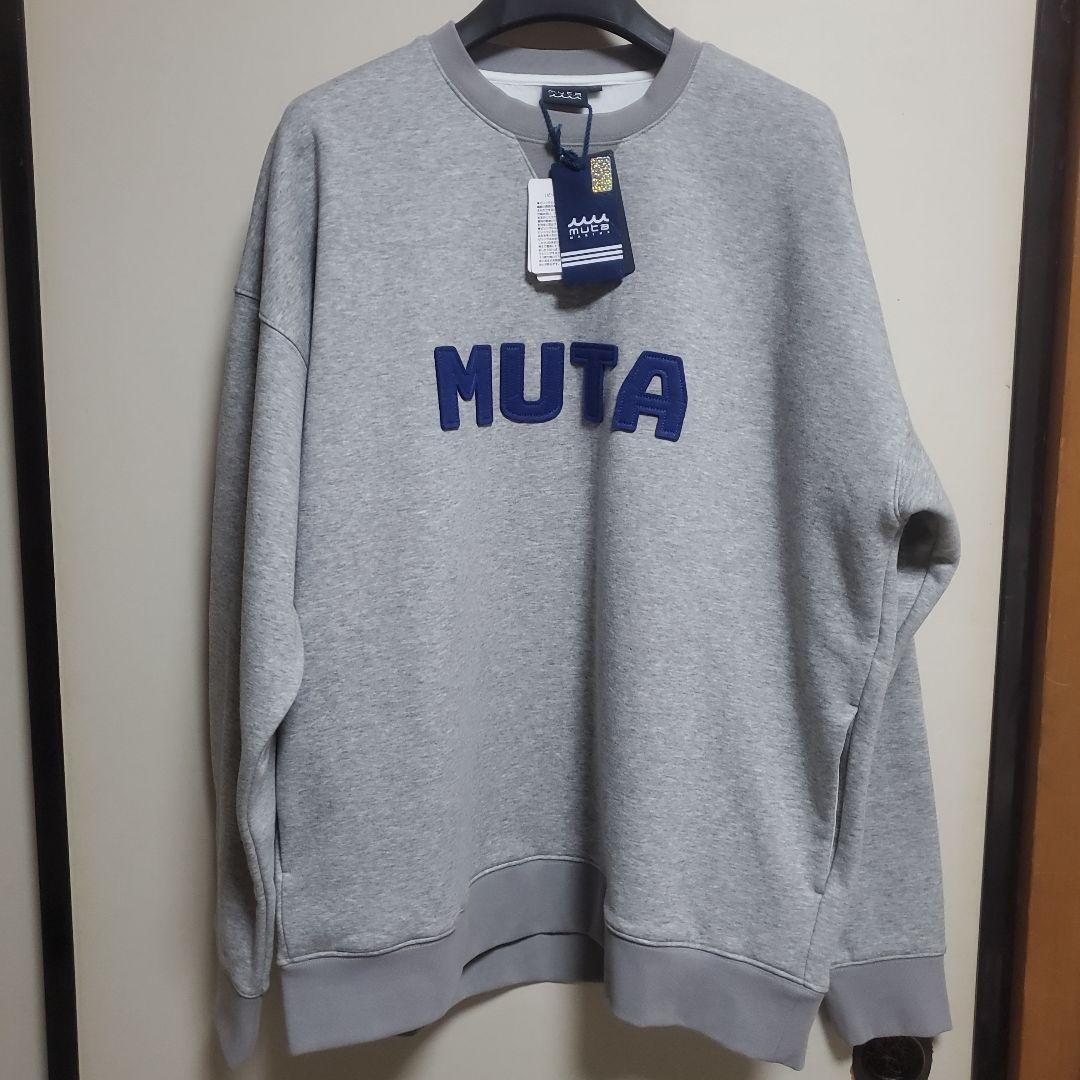【みみ】muta MARINE　クルーネックスウェット　サイズ7　グレー
