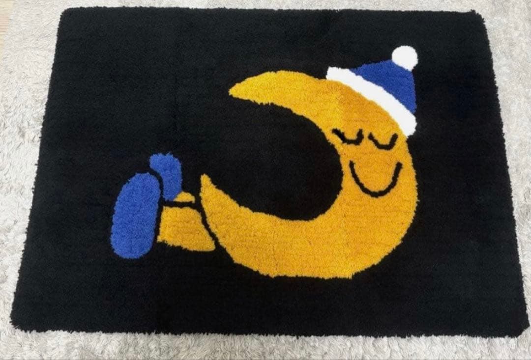 完売品　DAISUKE KONDO×unicoラグマット　ツキ　MOON 月