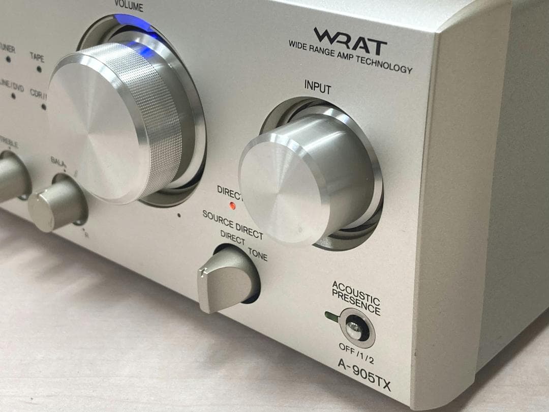 ★整備済み★ONKYO　A-905TX　SPリレー交換済み　取説あり　美品③