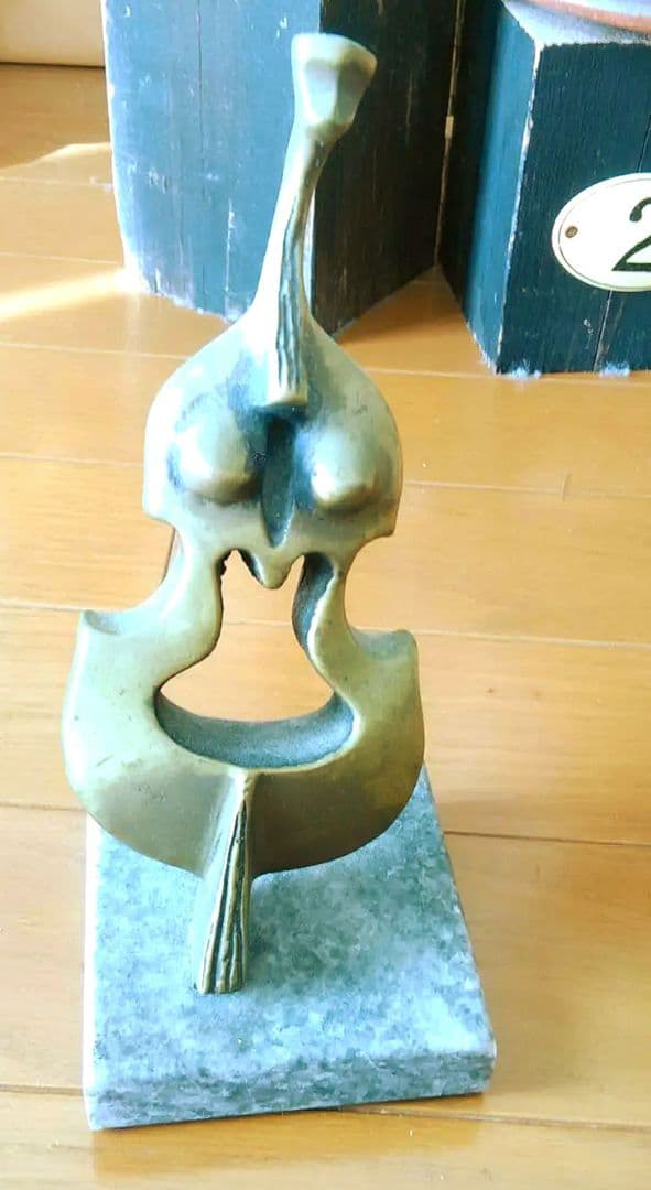 Jazz アートオブジェ　ブルーノート　ウッドベース