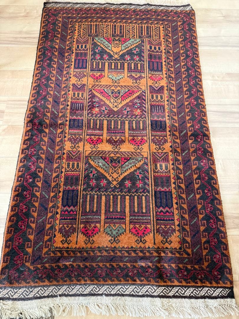 トルコ ヴィンテージ 絨毯 ラグ マット カーペット