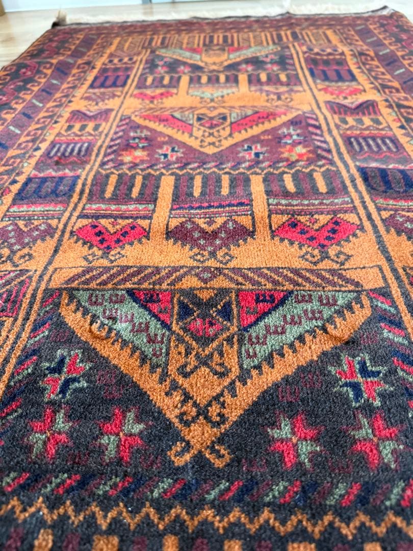 トルコ ヴィンテージ 絨毯 ラグ マット カーペット