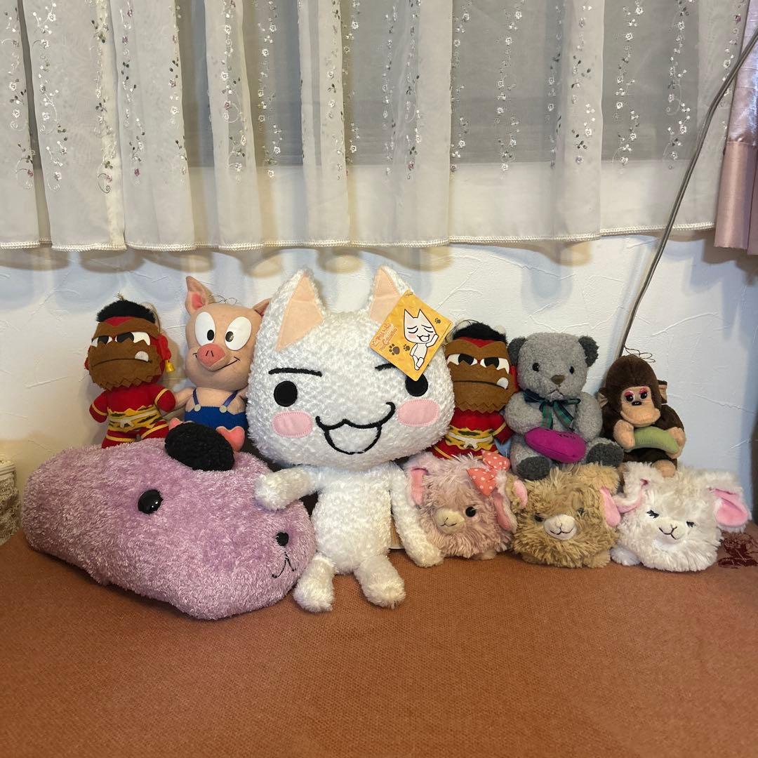 レトロ　どこでもいっしょ　トロ　だらだらぬいぐるみ　カピバラさん　うさぎ　当時物