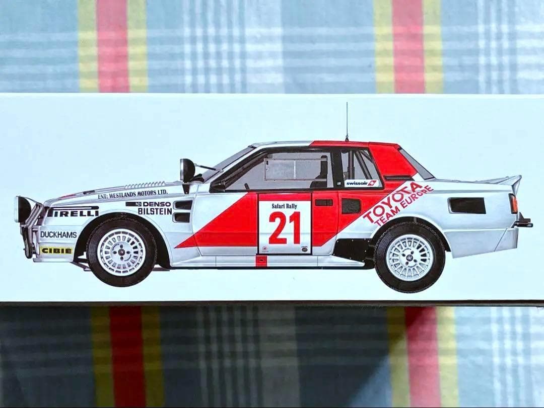 アオシマ/BEEMAX 1/24 TA64 セリカ 1985 サファリラリー優勝