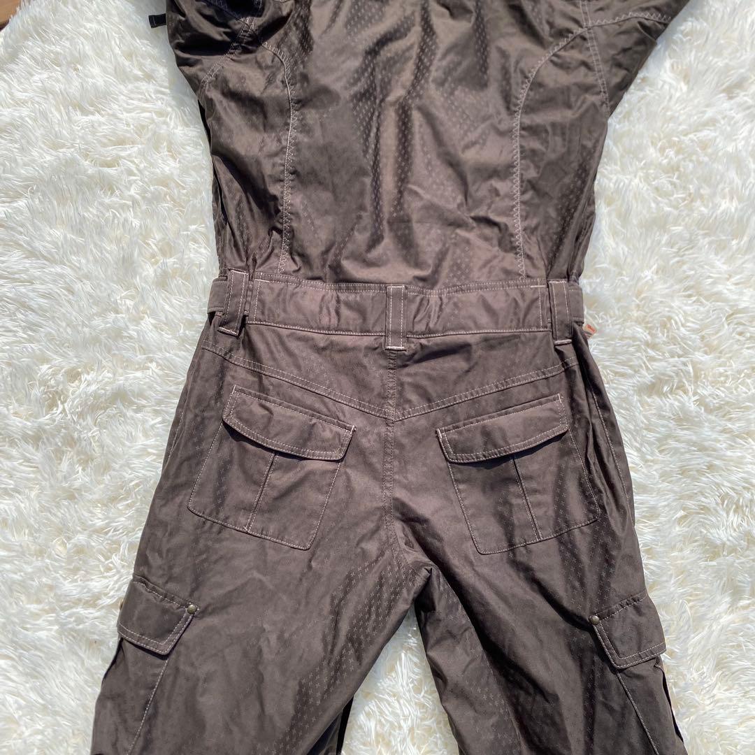 【値下交渉可】【超美品】ESTIVOスキー　スノボ　ウェア　つなぎ　ブラウン