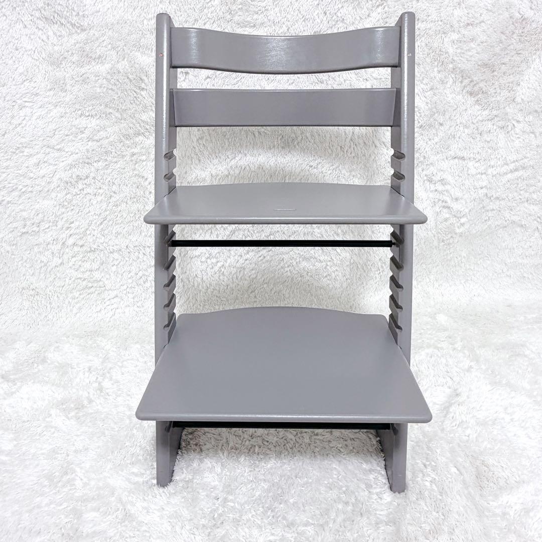 希少色 STOKKE ストッケ トリップトラップ グレー 木製 ベビーチェア