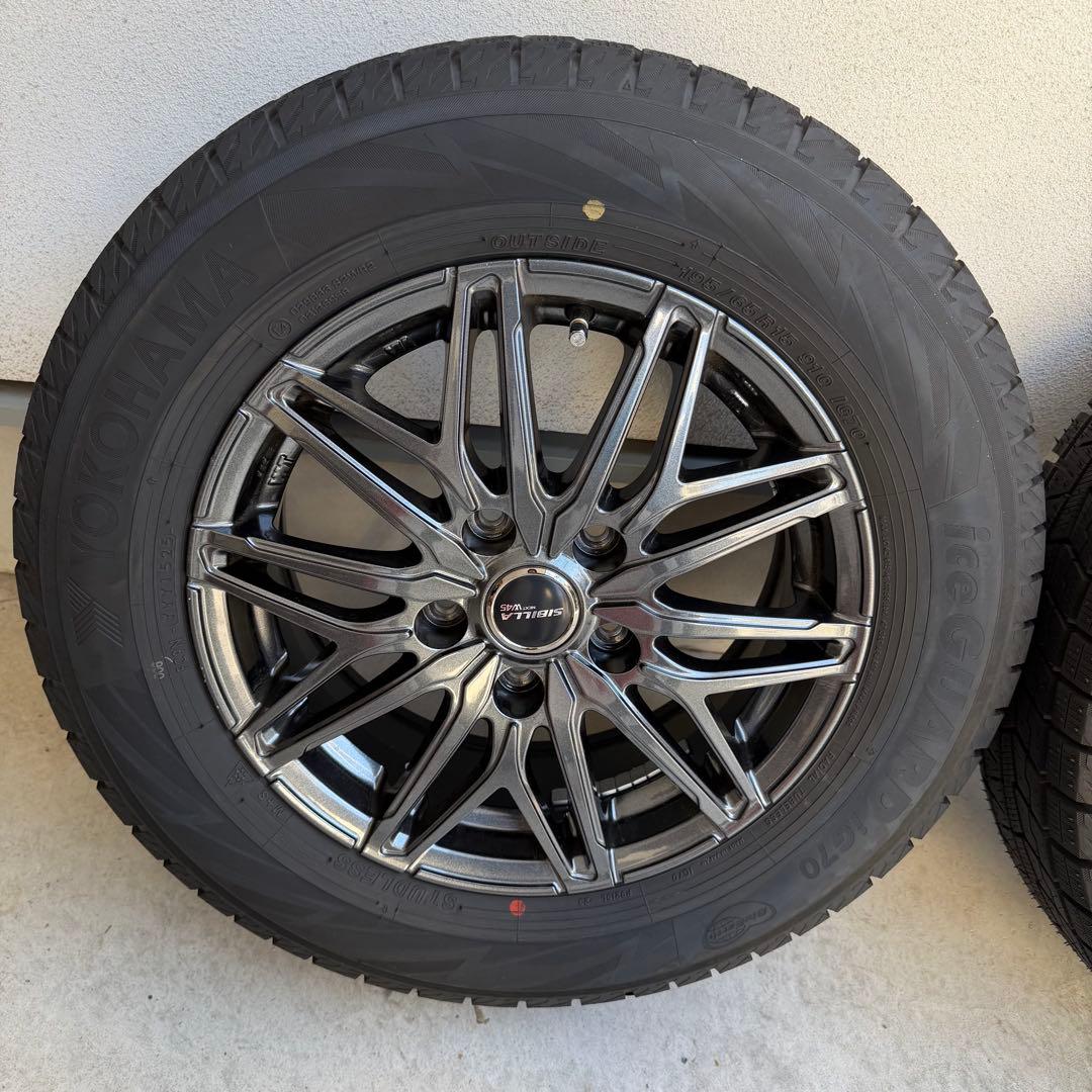 alex　ヨコハマiG70 195/65R15 スタッドレス 4本