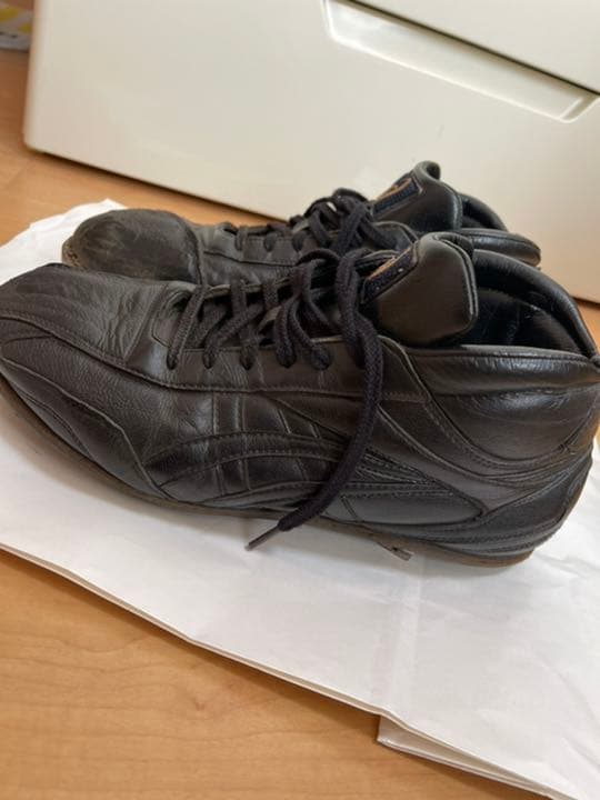 アシックス スパイク 6本歯 レア 27.0cm 縫いPタフトー 左右コバ金付