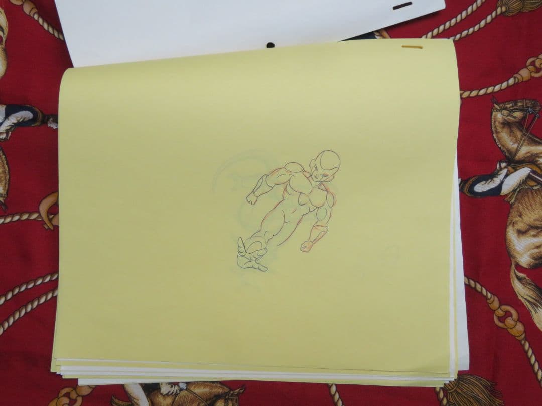 メ*ロ様 ドラゴンボール セル画 原画 フリーザ ベジータ 当時品