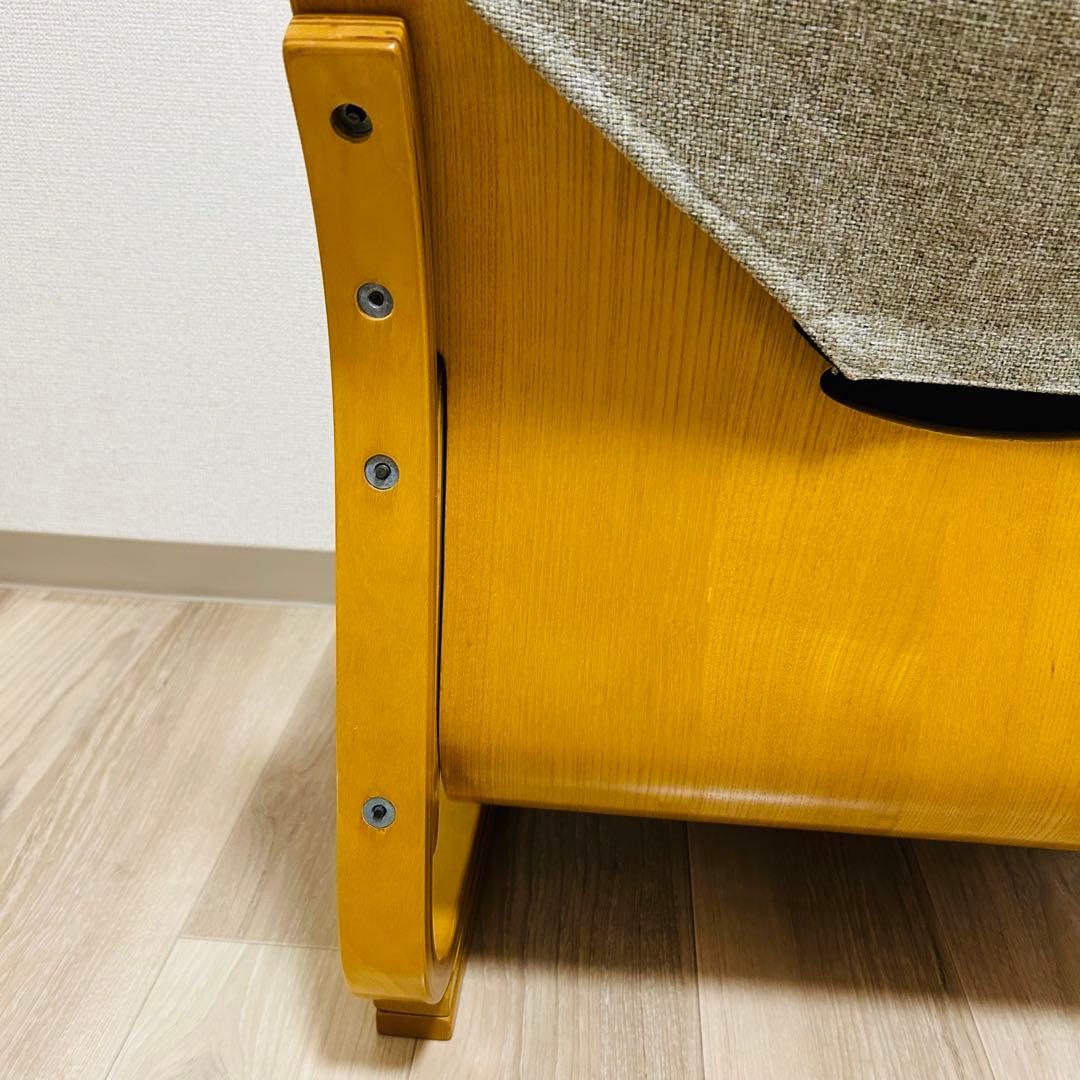 【美品】 通販生活 楽座椅子 カタログハウス　座椅子 クッション