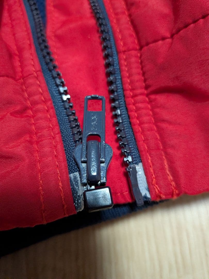 ぬ*こ様 パタゴニア　シェルドシンチラジャケット　80s USA製　レッド