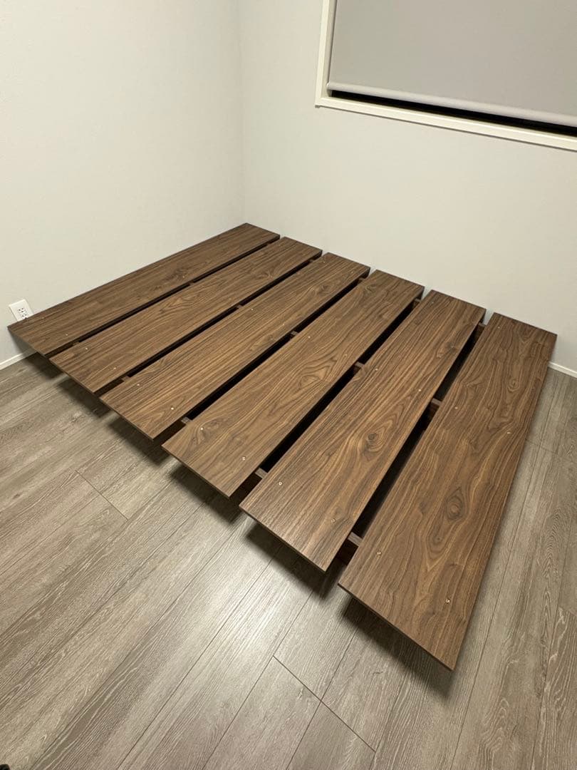 LOWYA ロウヤ ベッド ベッドフレーム　ダブル　すのこベッド