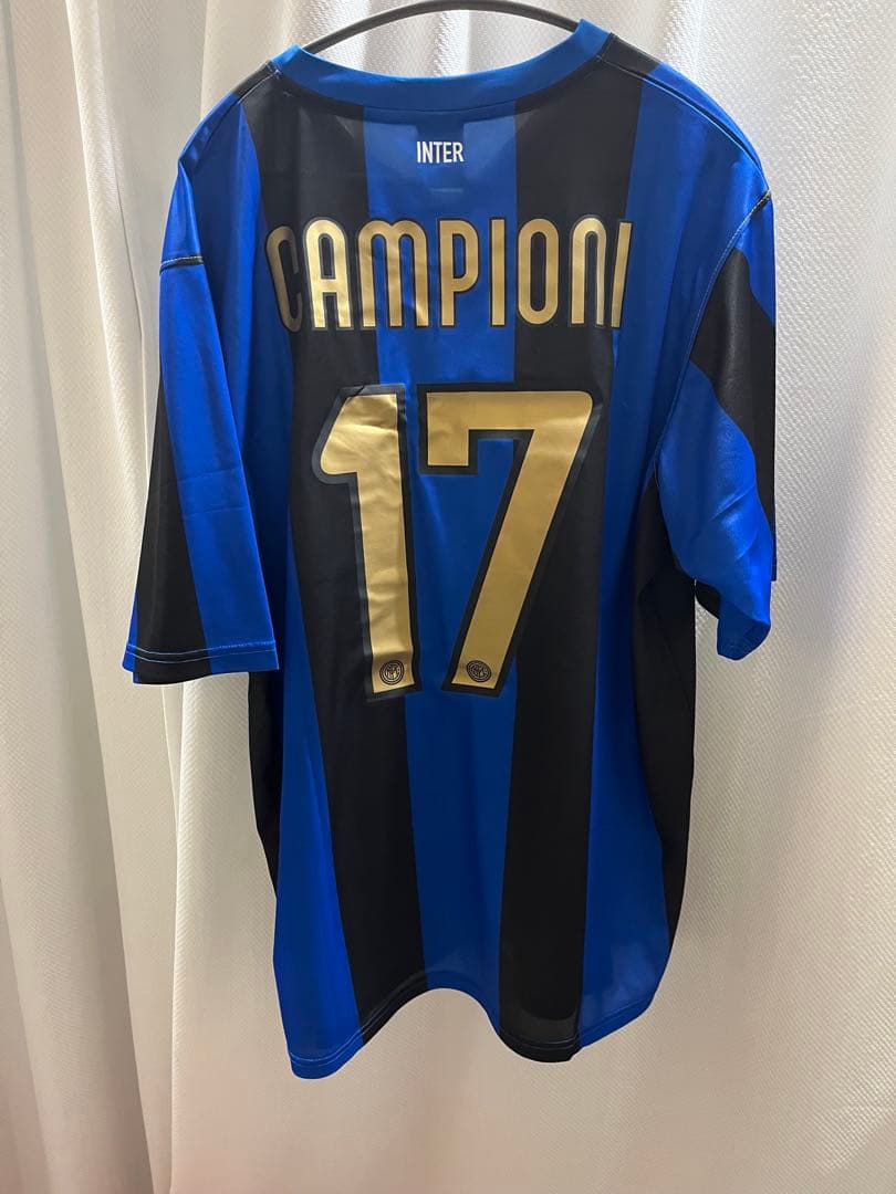 インテル ユニフォーム 優勝記念Nike シャツ L 17 CAMPIONI