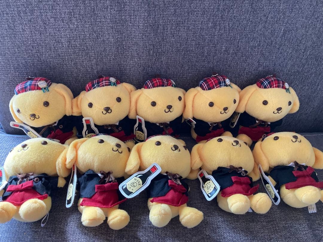 激レア！希少！ポムポムプリン　ぬいぐるみ　マスコット　まとめ売り