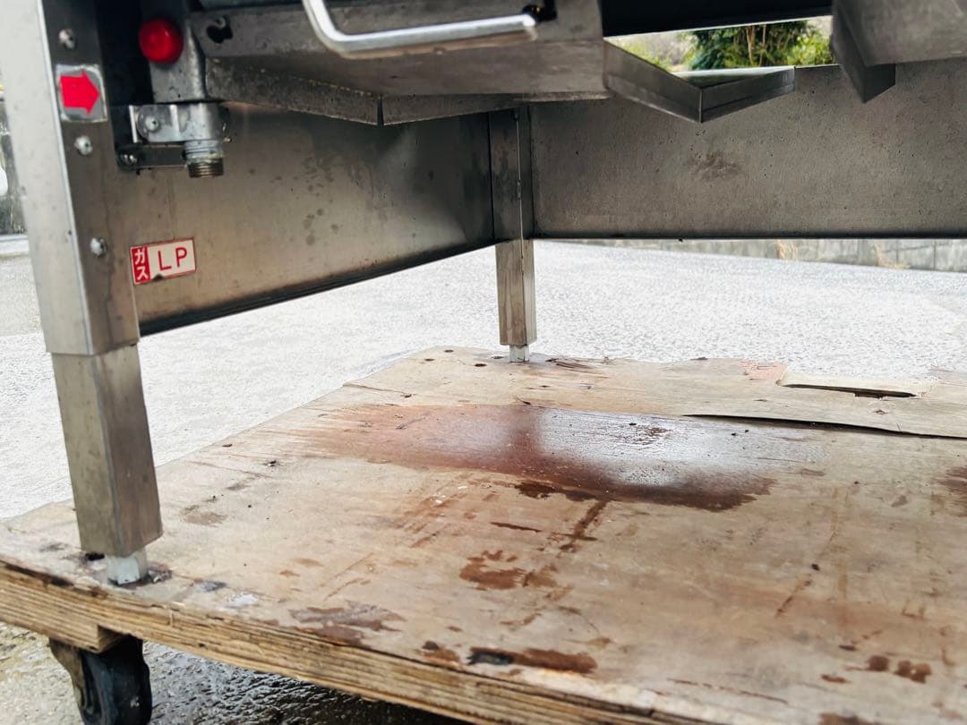 M3★タニコー★LPガス 2槽ガスフライヤー 油15L×2連 業務用 厨房 店舗