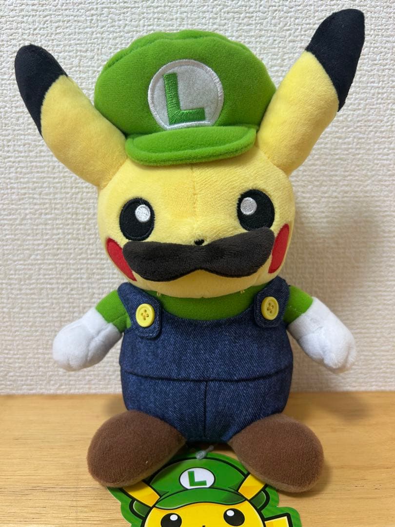 マリオピカチュウ　ルイージピカチュウ　ぬいぐるみ