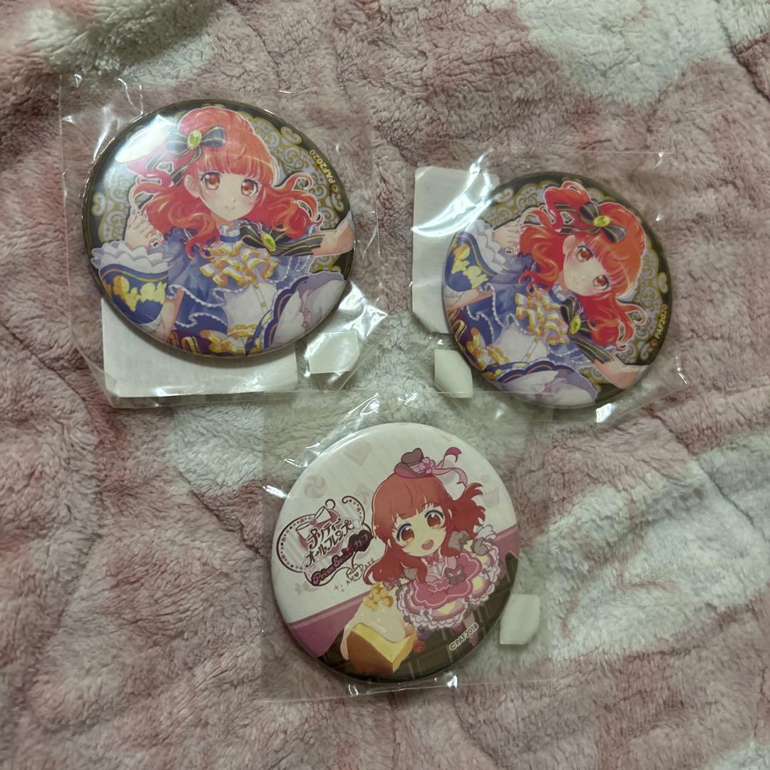 プリティーリズム 高峰みおん 缶バッジ セット