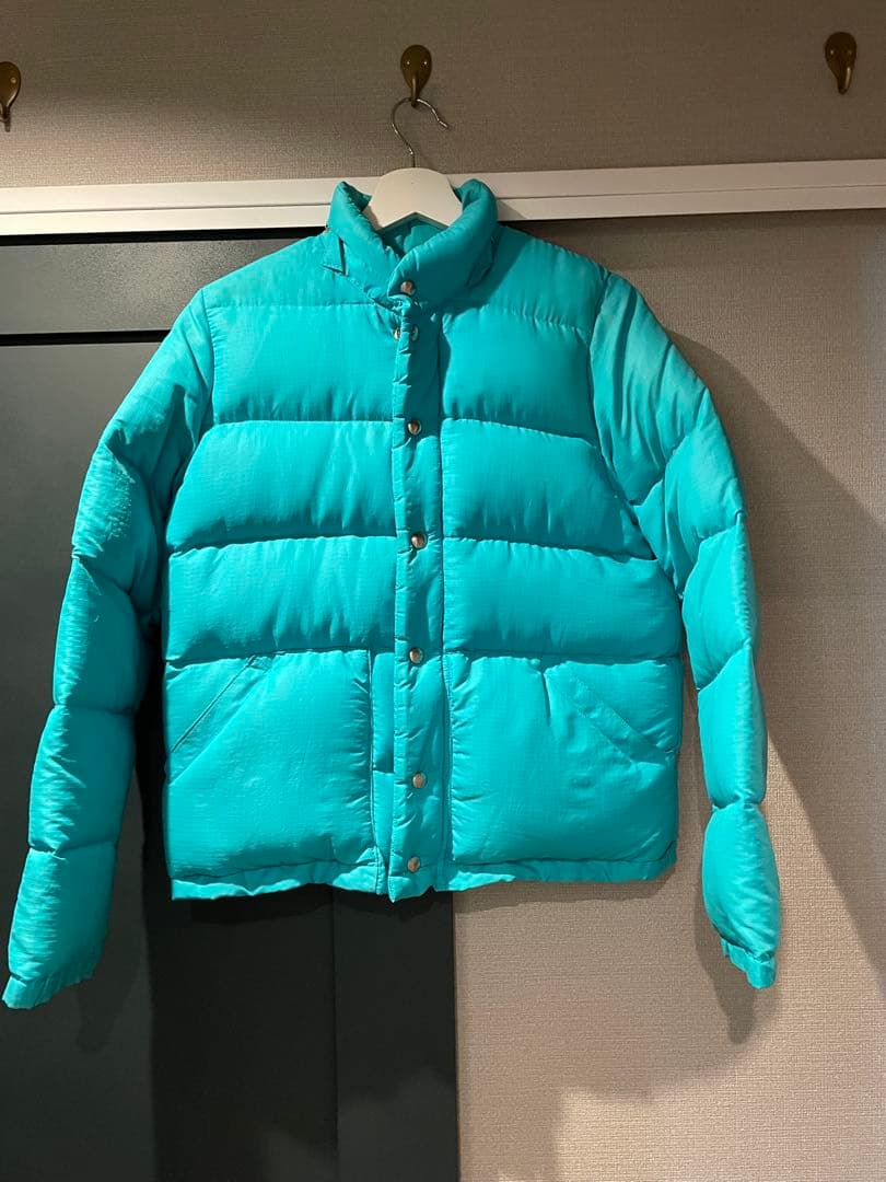 実寸S 90s Crescent Down Works ZipSnap Down