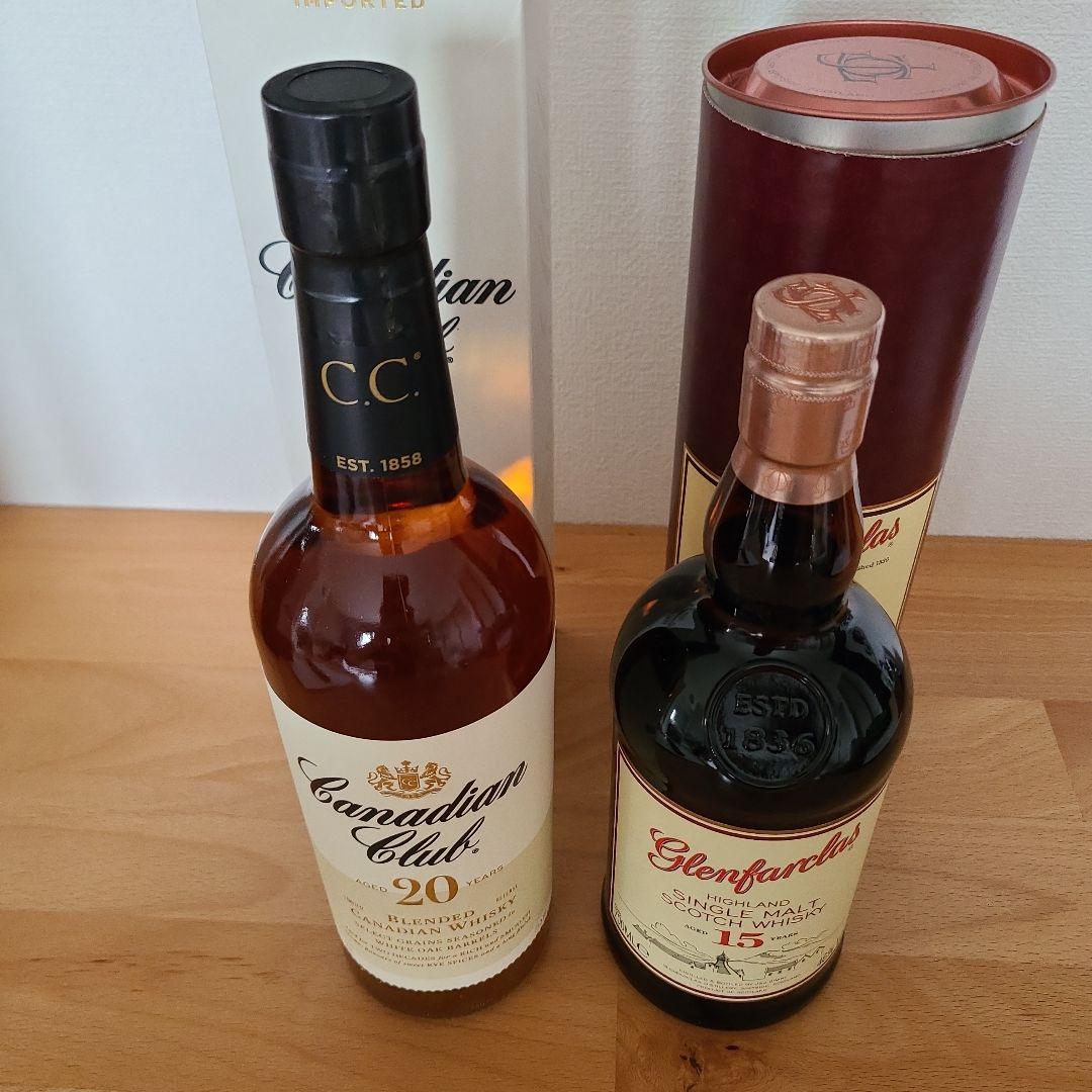 Canadian Club 20年 & Glenfarclas 15年 セット