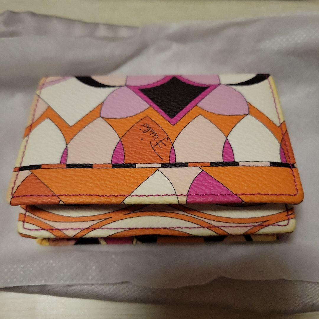 EMILIO PUCCI 幾何学模様 名刺入れ