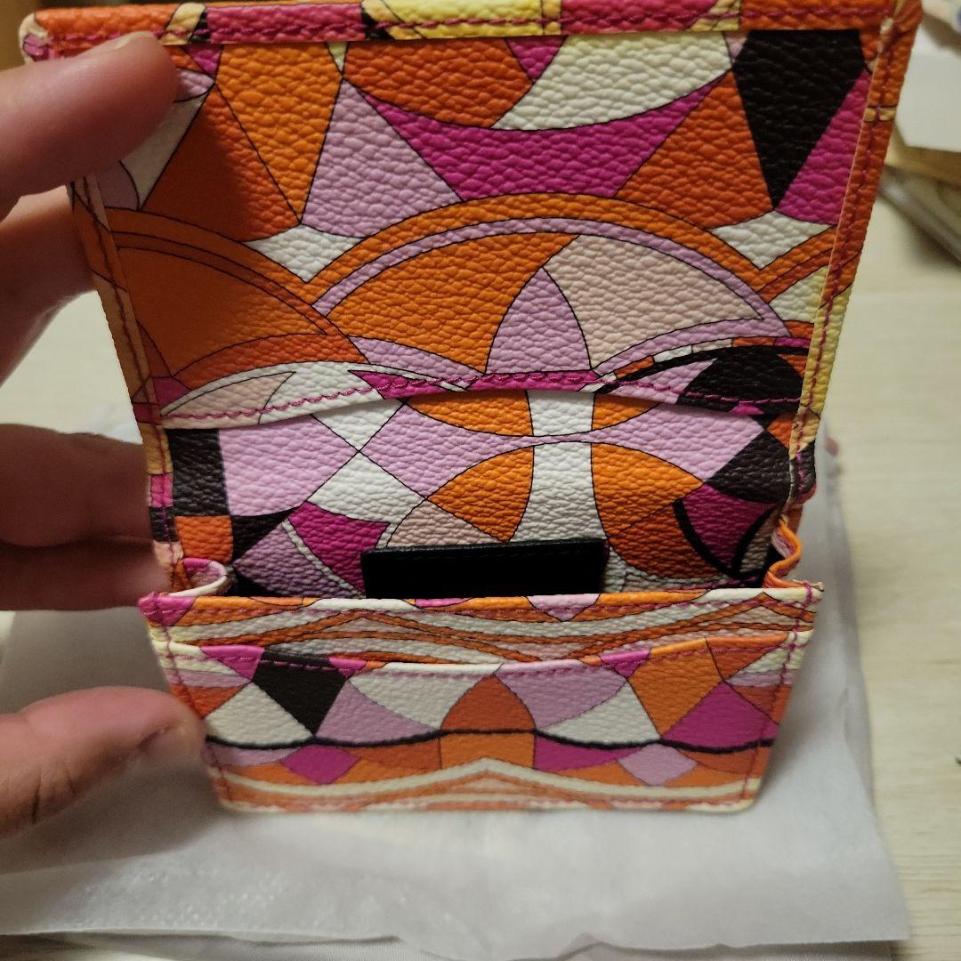 EMILIO PUCCI 幾何学模様 名刺入れ