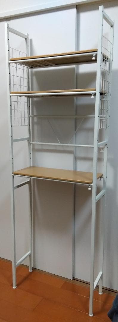 北欧テイストランドリーラック 棚3段