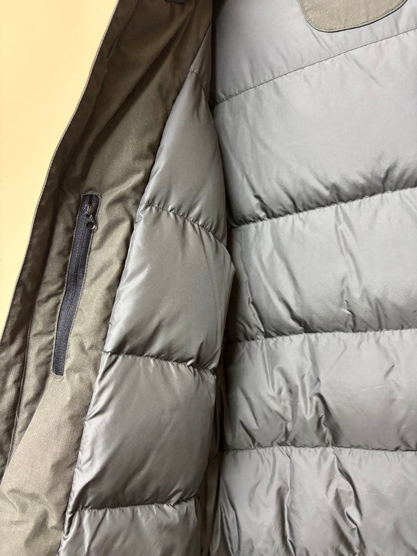 NANGA別注　HINOCリムフード　タキビダウン　カーキ色　XL 美品