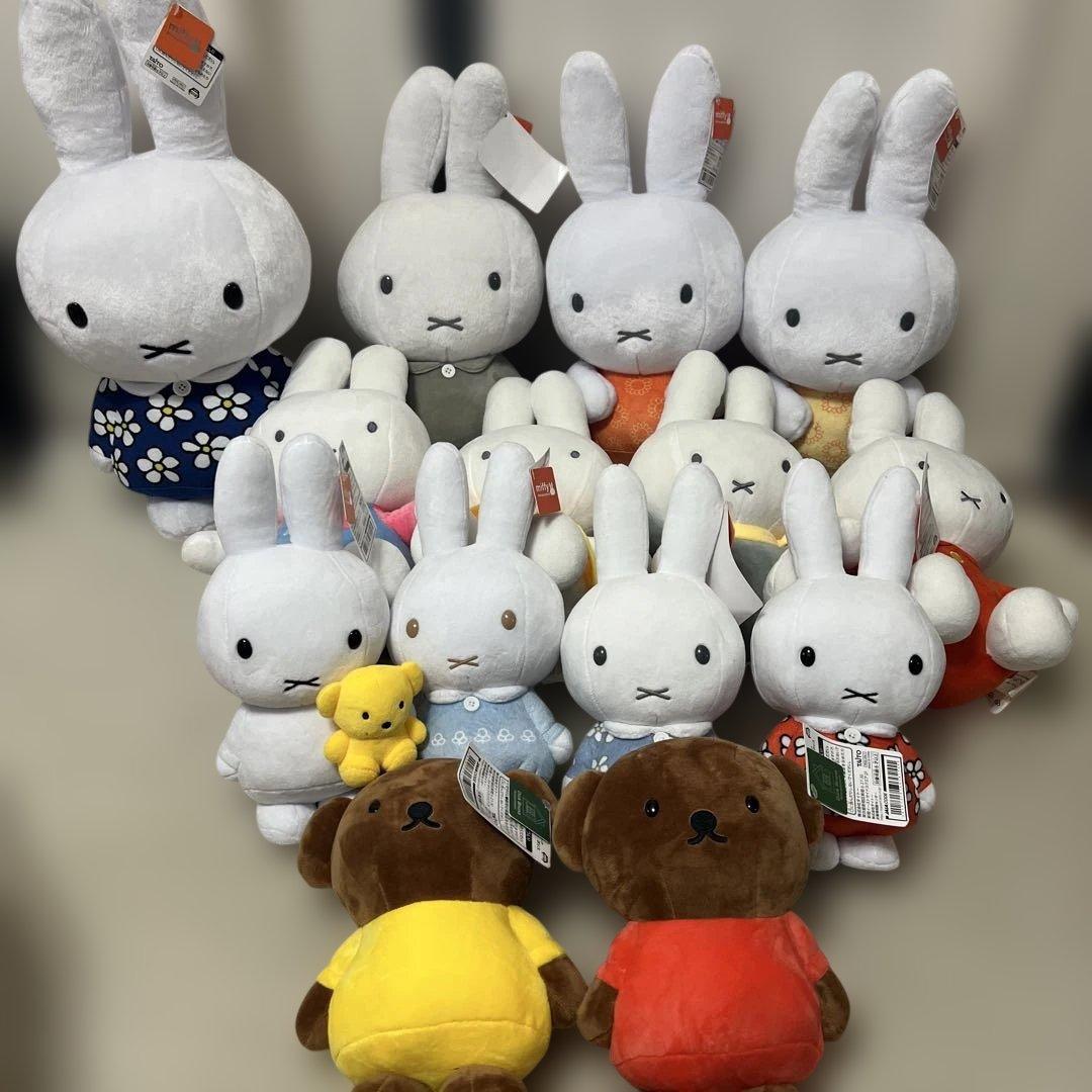 ミッフィー ぬいぐるみ 大・中・小14セット！！