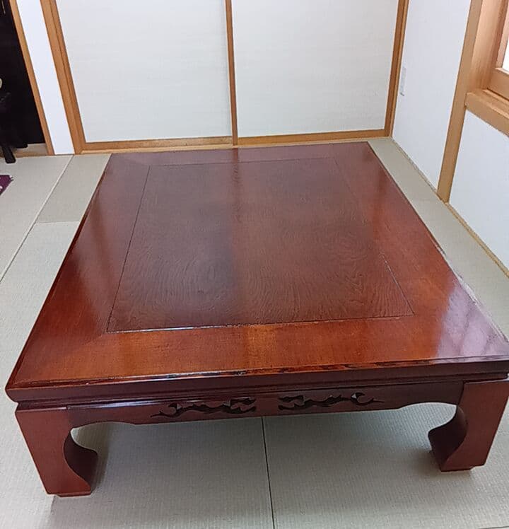 【昭和レトロ] 木製座卓