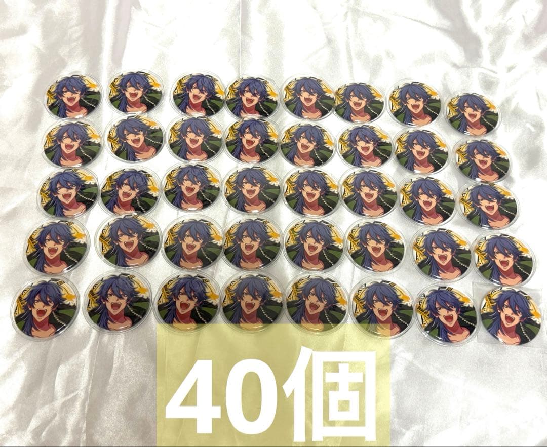 ヒプノシスマイク　有栖川帝統 flava 缶バッジ　40点