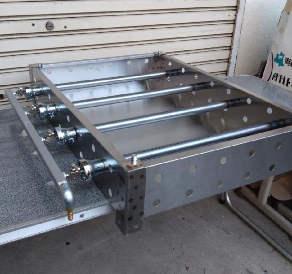 プロパンガスグリラー 大量調理に 模擬店 ７５cm 業務用 鉄板焼 学園文化祭り