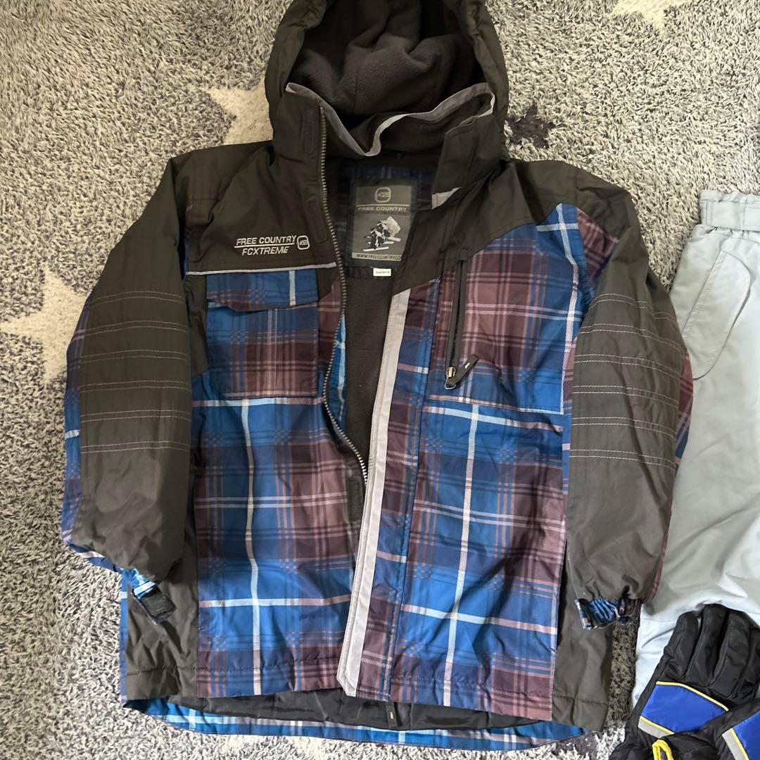 冬　子ども用　スキー　スノーボードウェアセット　手袋　3つ　おまけ　グローブ