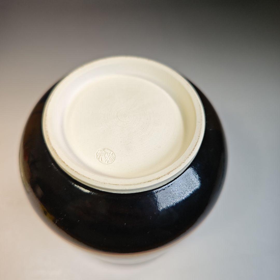 イ415 水指『御室窯　　伊坂清香作』　『和蘭陀水指　共箱』茶道具