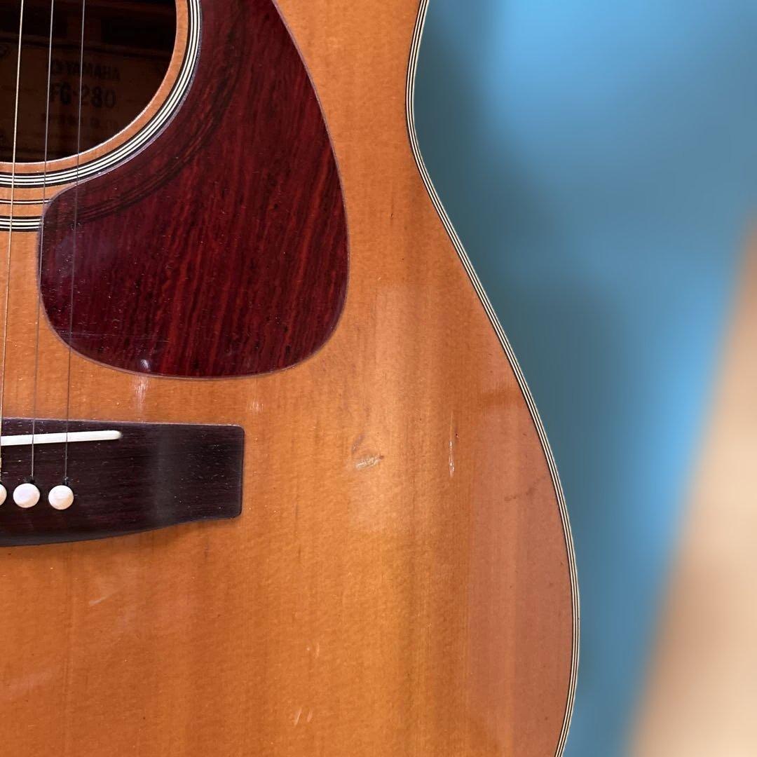ジャパンビンテージ　YAMAHA FG280 グリーンラベル　ハードケース付き