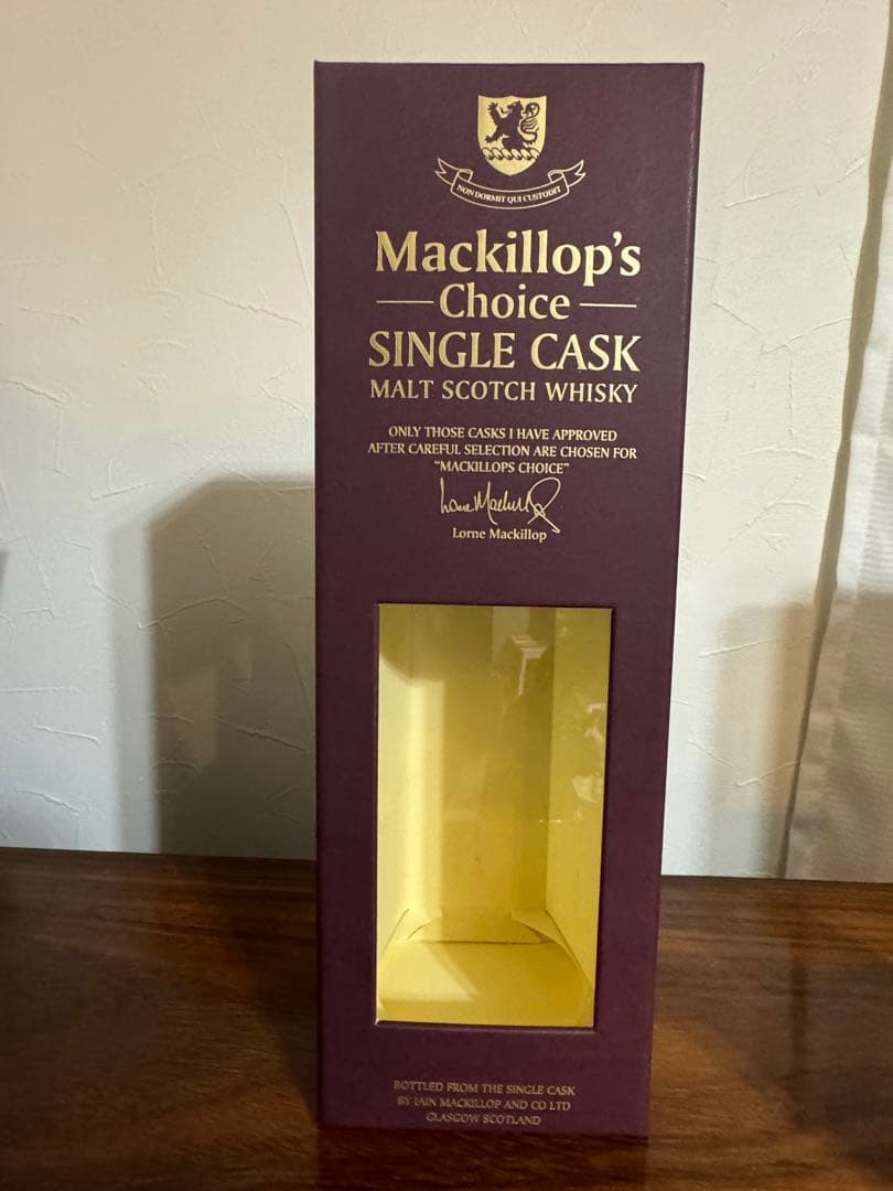 Mackllop's-Choice-SINGLE CASK ウイスキー箱のみ