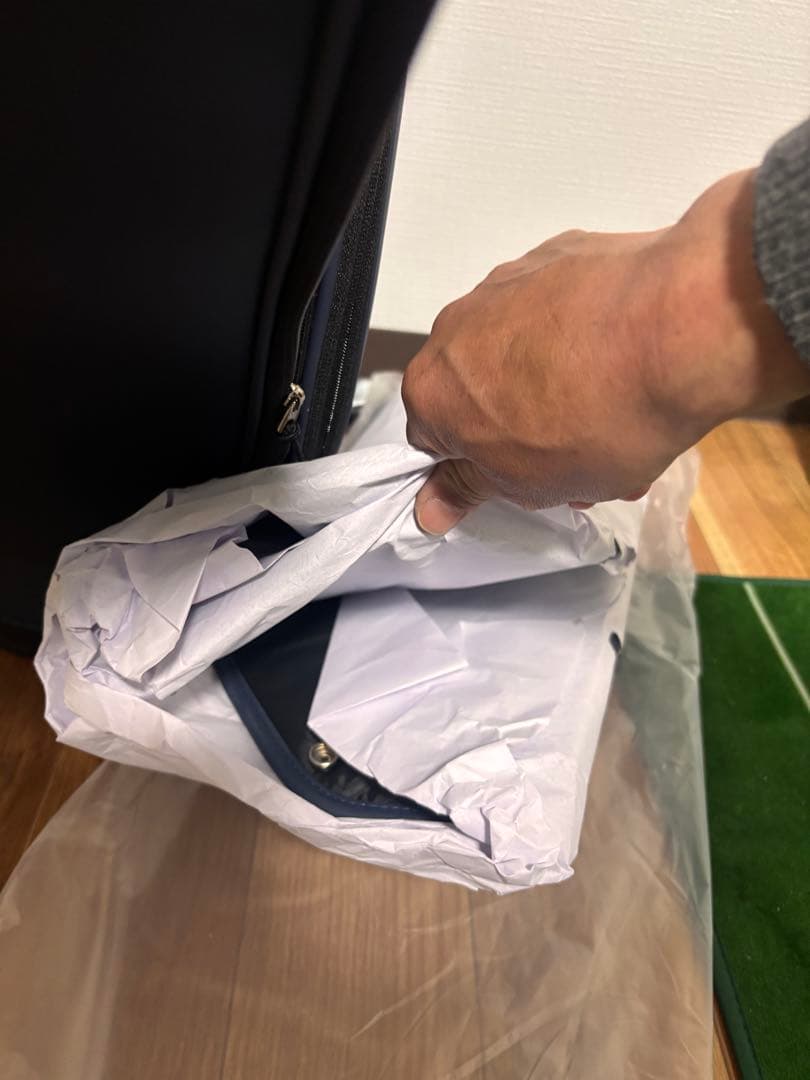 and per se ゴルフバッグ ネイビー