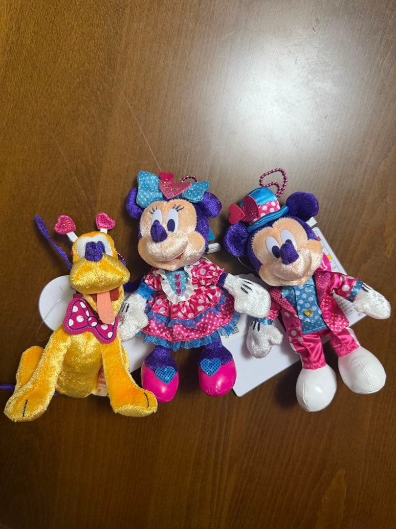 ミニー　ファンダーランド　パルパルーザ　ミッキー ミニー プルート ぬいぐるみ