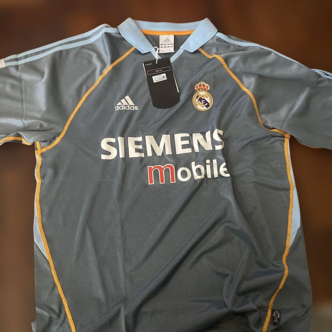 adidas Real Madrid シャツ Mサイズ 水色