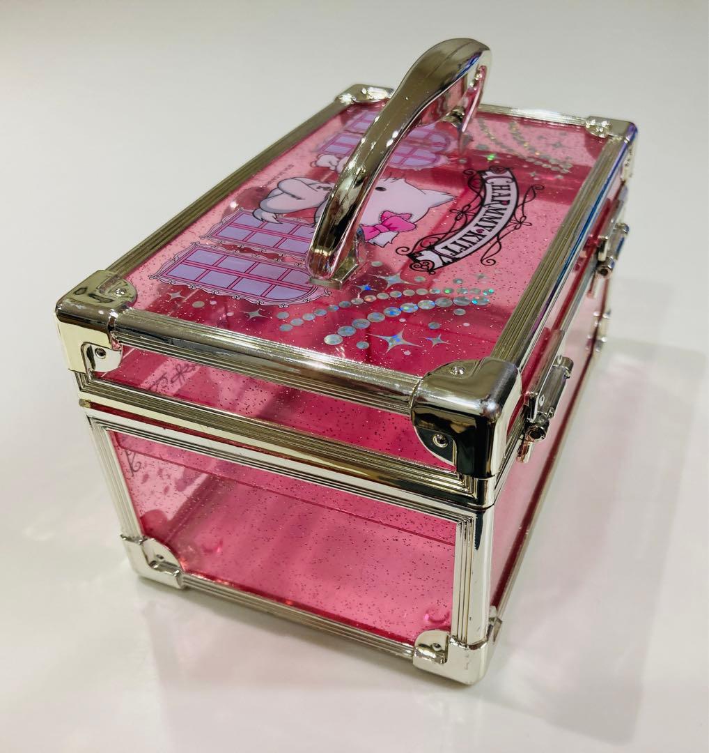 【美品】チャーミーキティ ✨️レア✨️ バニティケース 2005 レア ピンク ラメ