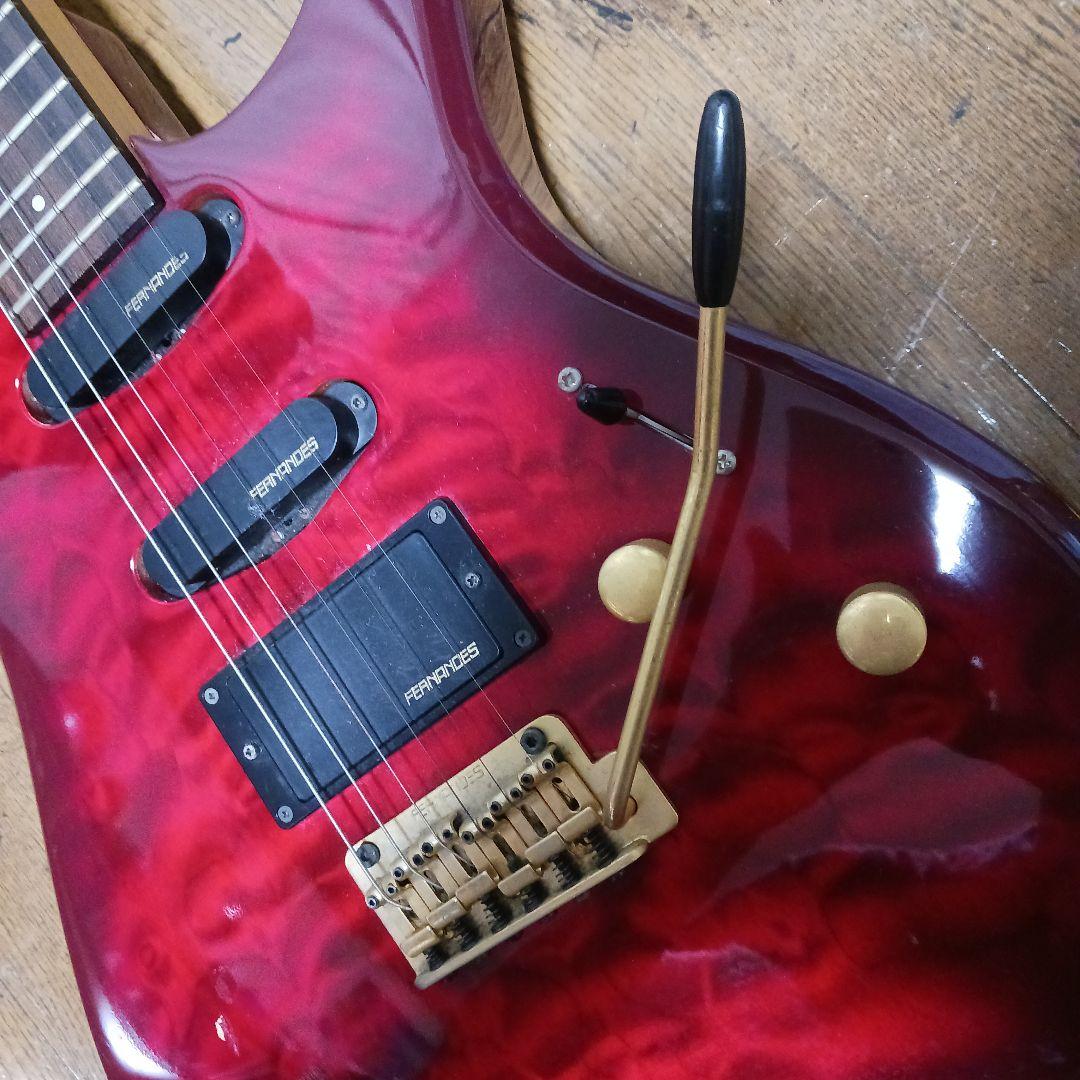 フェルナンデスエレキギター＆ソフトケース＆ショルダーストラップ&新品弦セット