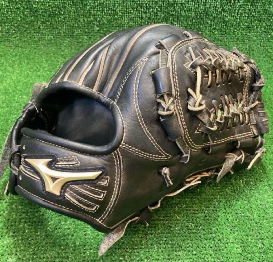 【修理済・即戦力】ミズノ グローバルエリート 一般軟式用 内野手用 グラブ
