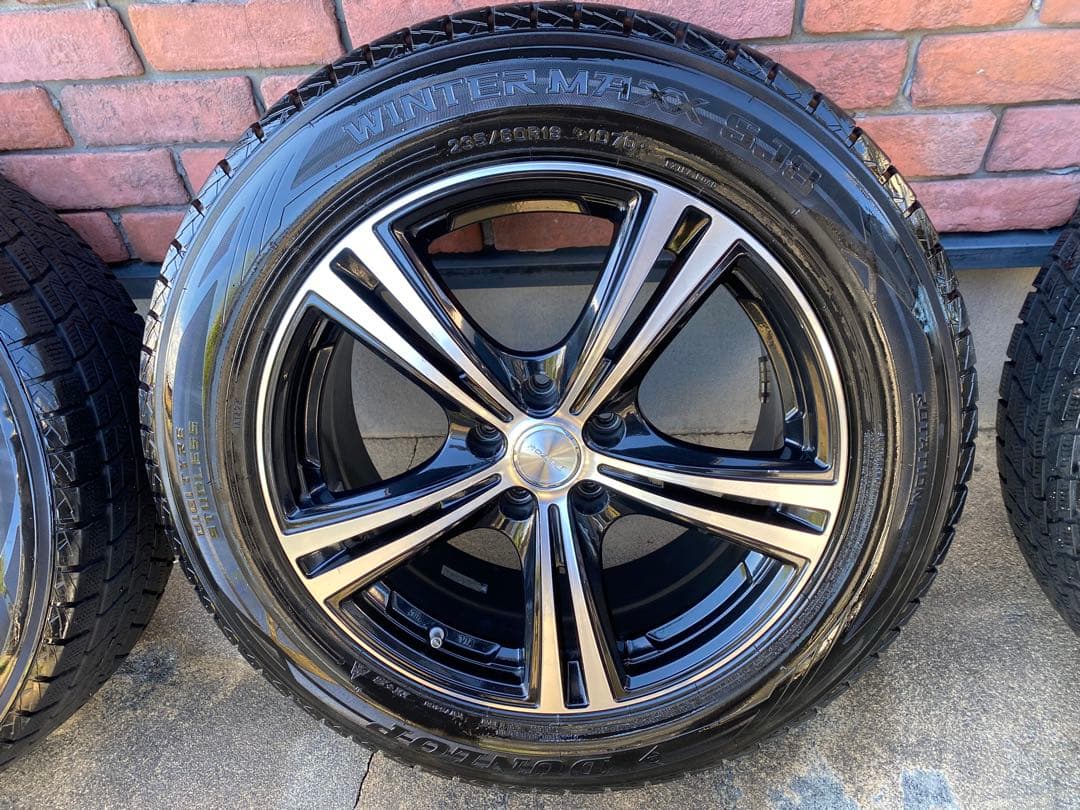 DUNLOP WINTERMAX 235/60R18 18インチ ホイールセット