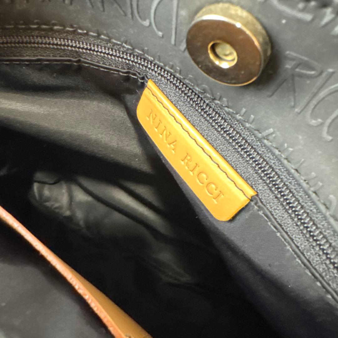 ラッキー 様2点同梱専用 NINA RICCI ニナリッチ ロゴ総柄PVC×本革