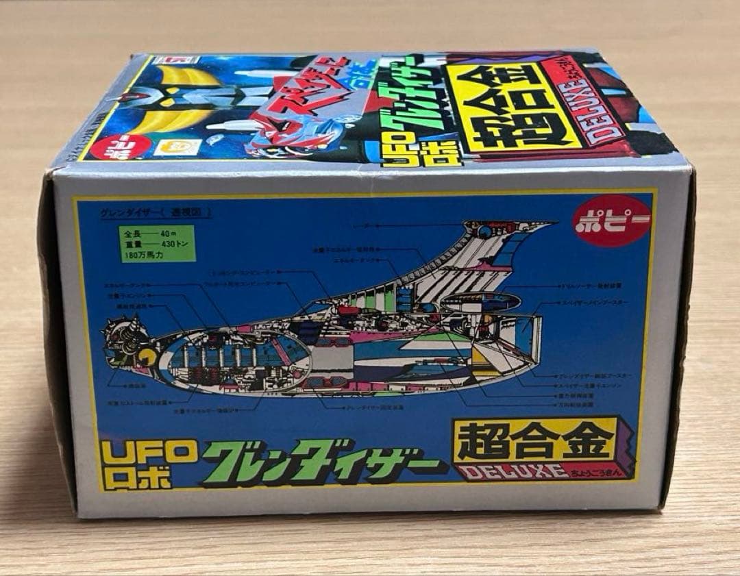 DX超合金　UFOロボ　グレンダイザー　当時物　箱・冊子付き