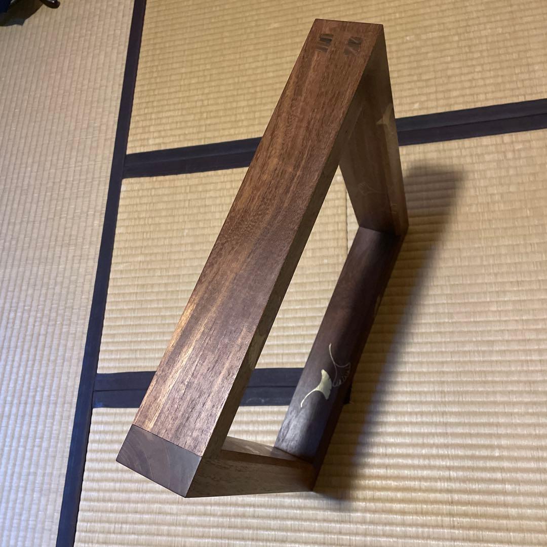 「淡々斎好」「銀杏蒔絵」『本桑炉縁』日展作家【福田 慶造】の作品です。茶道具