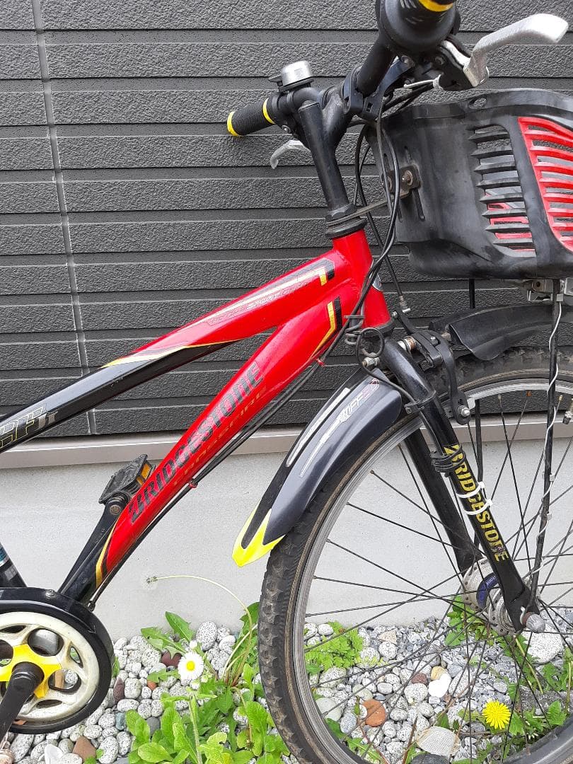 ブリヂストン ジュニア自転車 レッド/ブラック