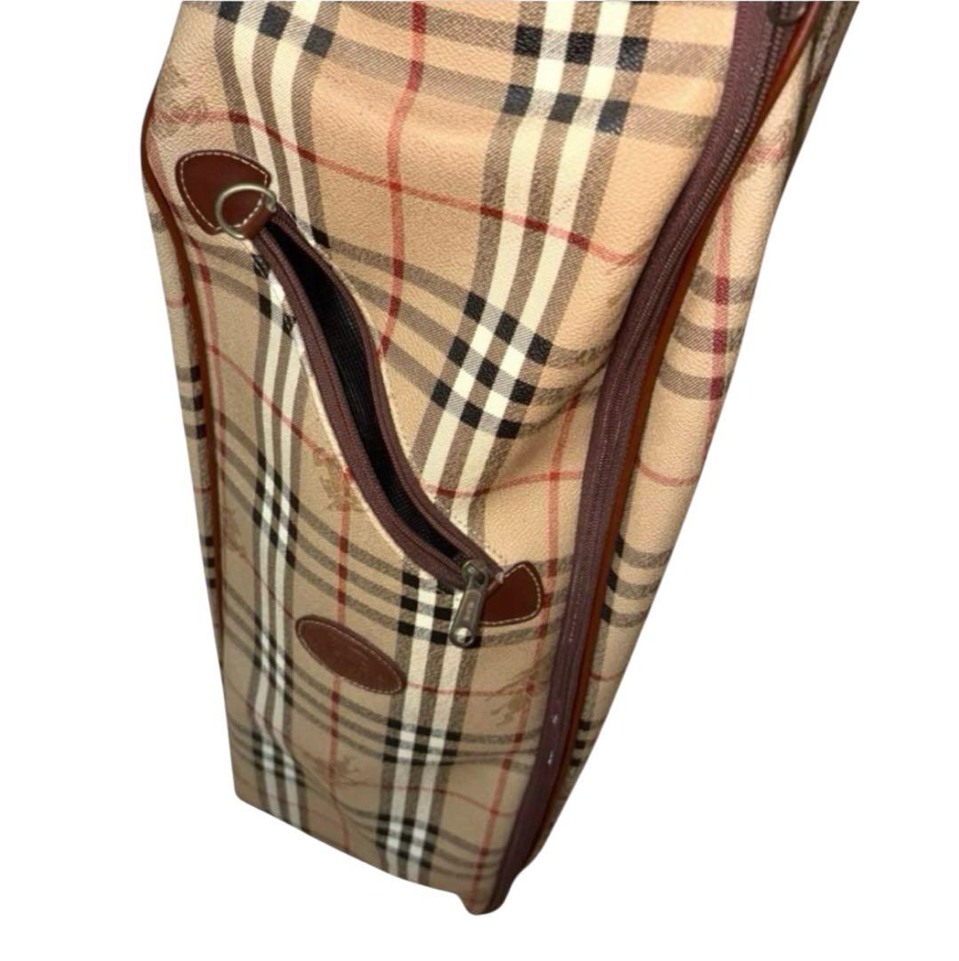 Burberrys 英国製　キャディバッグ　ゴルフ　ファー　ノバチェック　ホース