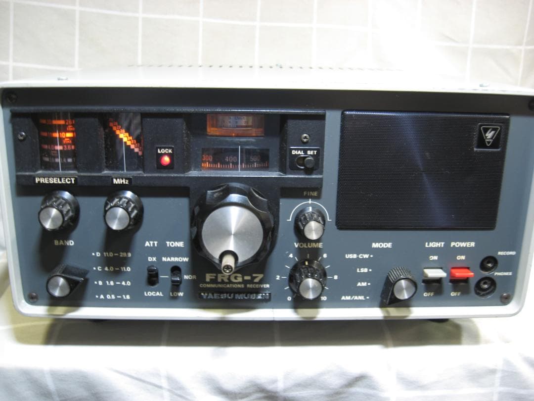 八重洲無線 コミュニケーションズレシーバー 受信機 FRG-7 動作品